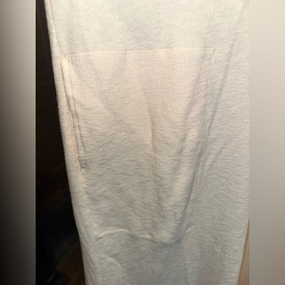 Free People Beach Be happy pinafore oversized dress maxi with slit size XS -M - Picture 6 of 11